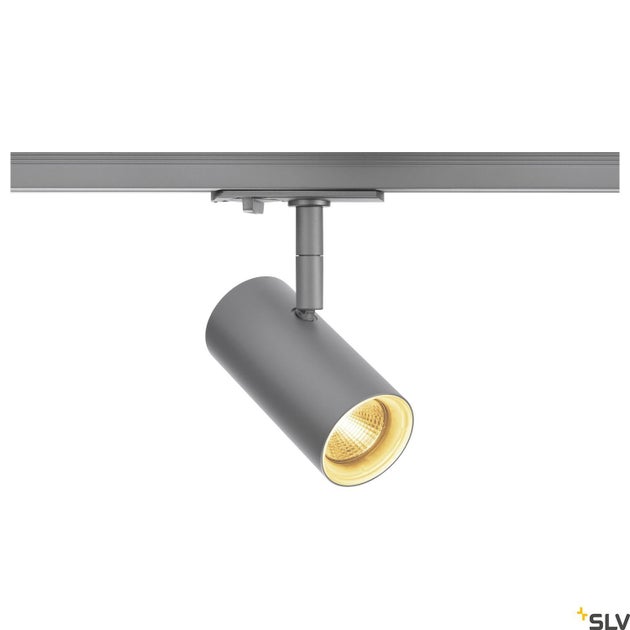 Noblo spot f. 1-fas skena, silvergrå - SLV | Bellalite Noblo spot f. 1-fas skena, silvergrå - SLV | Bellalite